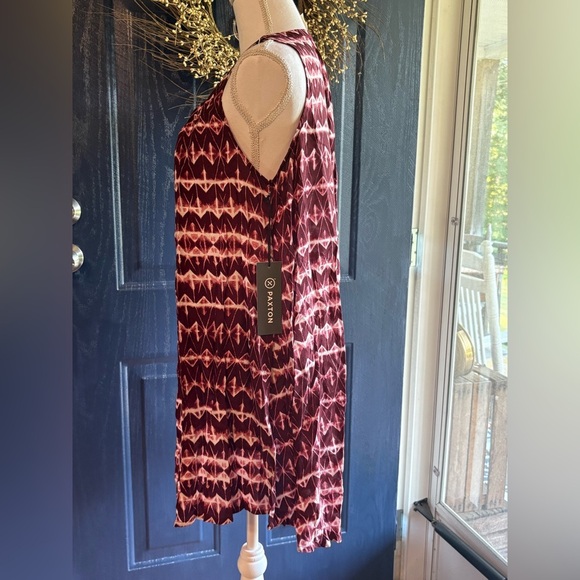 Paxton VT (Virginia Tech) Chic Sleeveless Mini Dress - Maroon and White NWT S - Picture 5 of 15